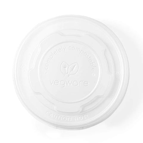 Vegware Soup Container Lid Fits 6-10oz 1000Pk