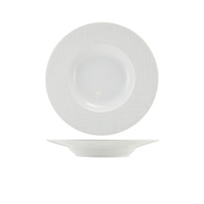 Incise Porcelain Lavara Winged Soup Bowl 24cm