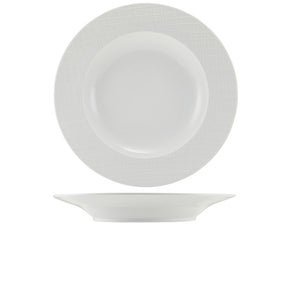 Incise Porcelain Lavara Winged Pasta Bowl 28.5cm