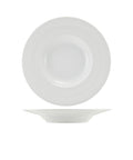Incise Porcelain Solara Winged Soup Bowl 24cm