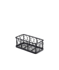 Genware Rectangular Black Wire Basket 14 x 7 x 5.5cm