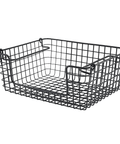 GenWare Black Wire Open Sided Display Basket GN1/2