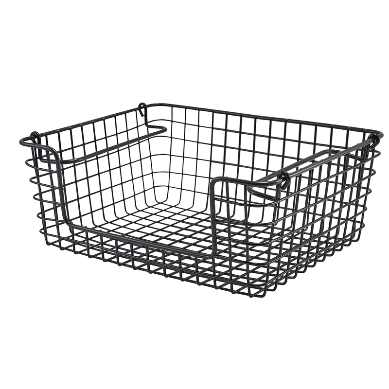GenWare Black Wire Open Sided Display Basket GN1/2