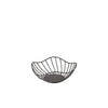 GenWare Lotus Leaf Black Wire Basket 20 x 8cm