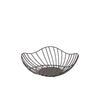 GenWare Lotus Leaf Black Wire Basket 28.5 x 10cm