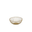 GenWare Round Gold Wire Basket 20 x 8cm