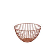 GenWare Round Copper Wire Basket 24 x 13cm