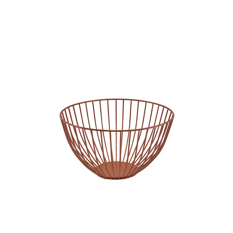 GenWare Round Copper Wire Basket 24 x 13cm