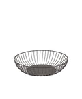 GenWare Round Black Wire Basket 27 x 7cm