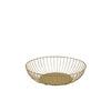 GenWare Round Gold Wire Basket 27 x 7cm