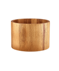 GenWare Acacia Wood Straight Sided Bowl 22.5 x 15cm