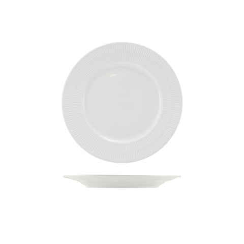 Incise Porcelain Solara Winged Plate 20cm