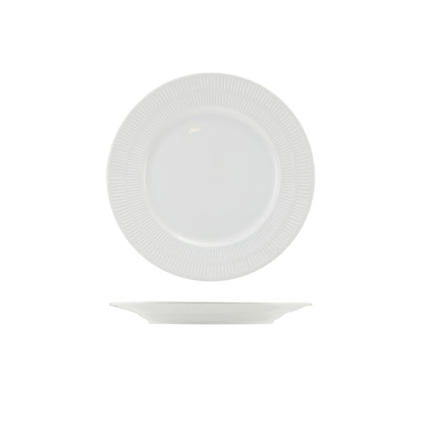 Incise Porcelain Solara Winged Plate 20cm
