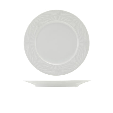 Incise Porcelain Solara Winged Plate 25.5cm