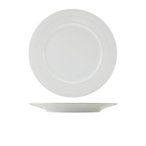 Incise Porcelain Solara Winged Plate 27cm