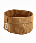 Brown Washable Paper Bag 13 Dia x 10cm (H)