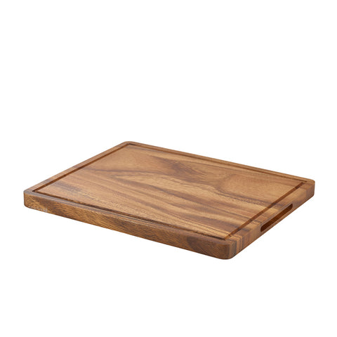 Genware Acacia Wood Serving Board GN 1/2