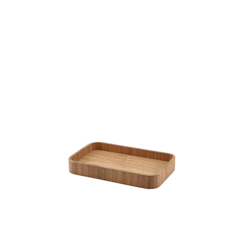 GenWare Light Wood Veneer Tray 23 x 13.8cm
