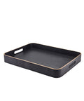 GenWare Black Wood Veneer Butlers Tray 50 x 38cm