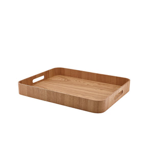 GenWare Light Wood Veneer Butlers Tray 50 x 38cm
