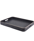 GenWare Black Wood Veneer Butlers Tray 55 x 40cm