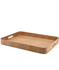 GenWare Light Wood Veneer Butlers Tray 55 x 40cm