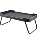 GenWare Black Wood Veneer Room Service Tray 59 x 30 x 23cm