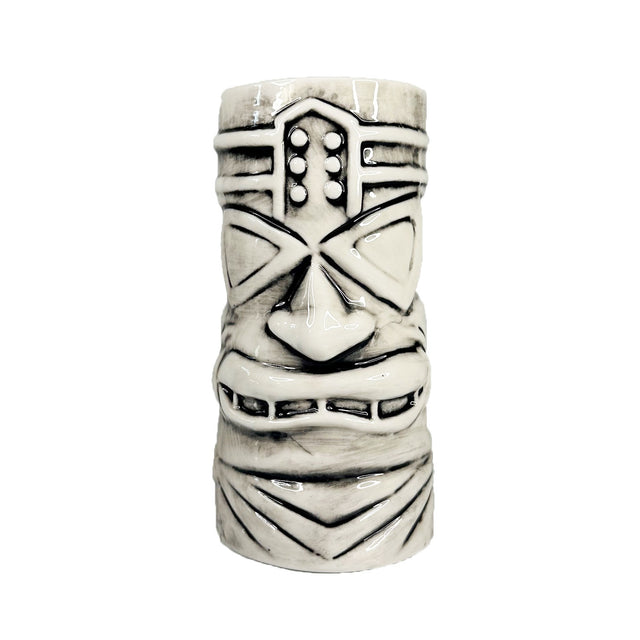 White Rongo Tiki Mug 22oz