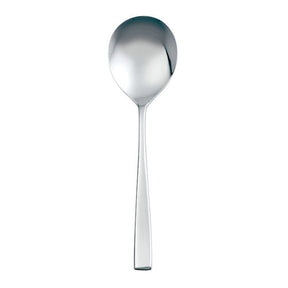 Facet Soup Spoon 18/10 - Dozen - Pack 12
