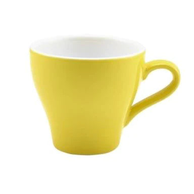 Porcelain Yellow Tulip Cup
