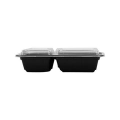 black-2-compartment-microwave-container-and-lid-150pk