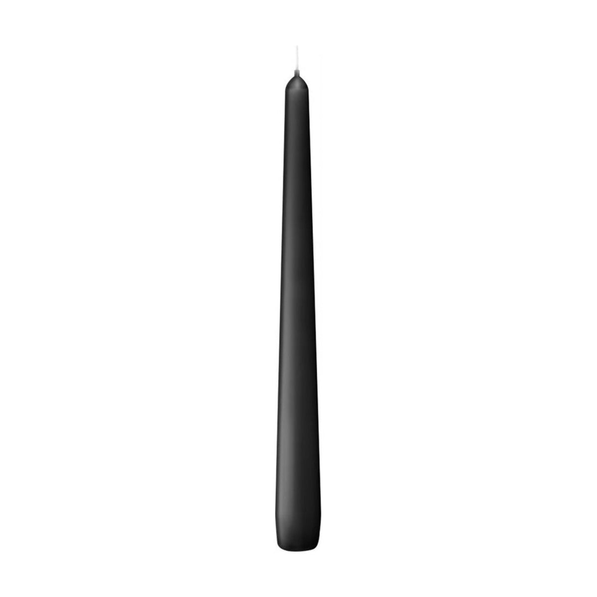 black single taper candle