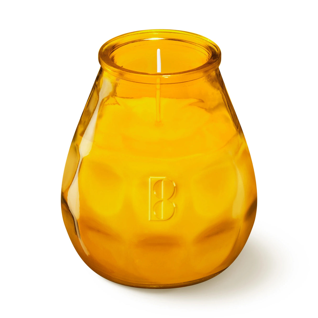 bolsius twilight lowboy candle in amber