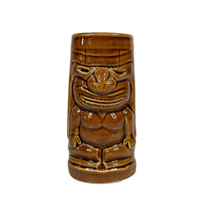 brown aztec tiki mug 12oz