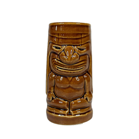brown aztec tiki mug 12oz