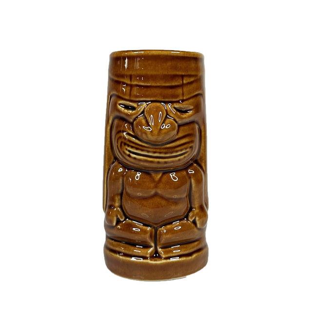 brown aztec tiki mug 12oz