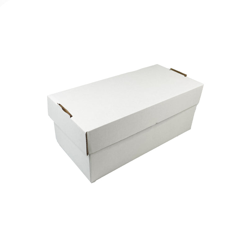 White Burger and Chip Box - 100 Pack