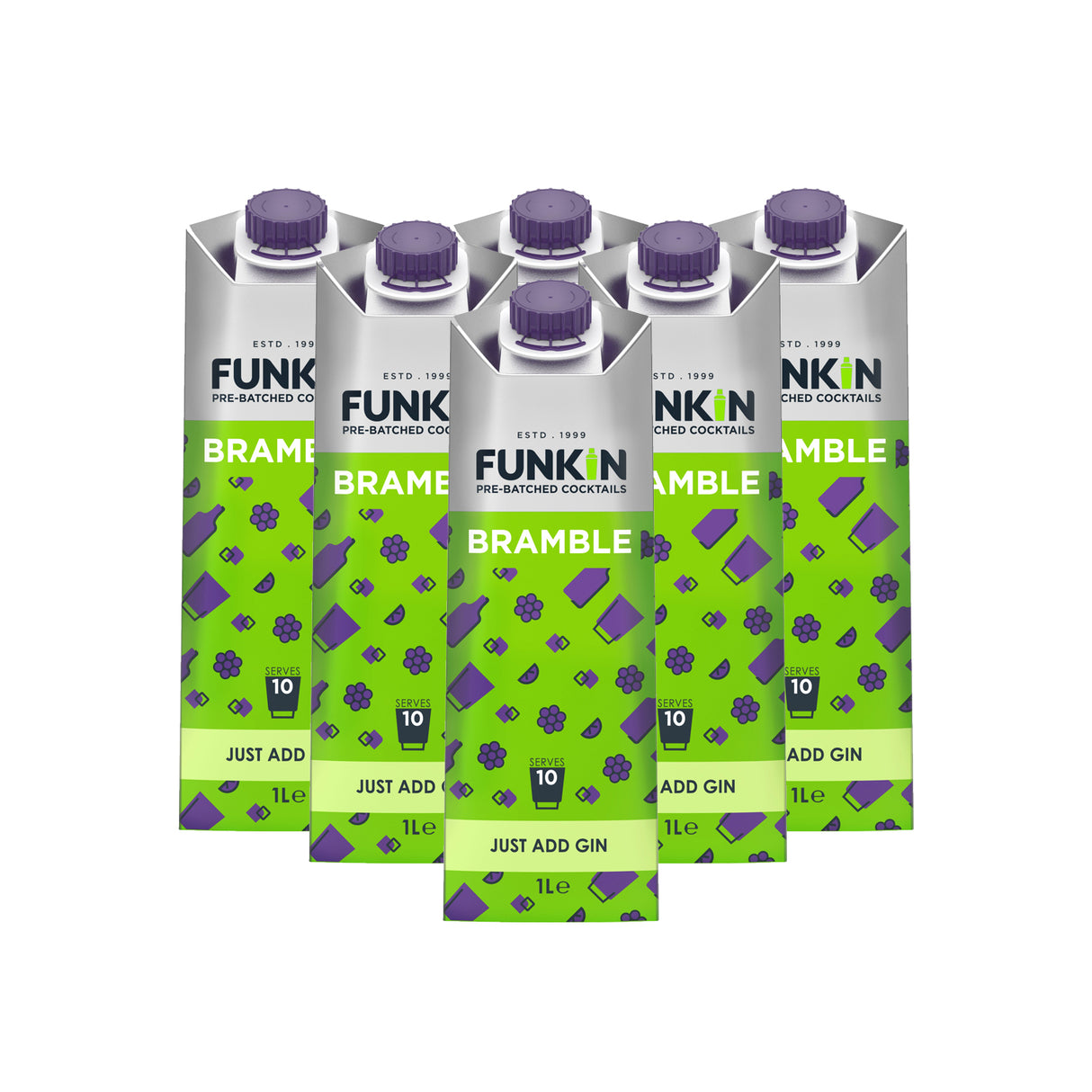 6 bottles of funkin bramble 