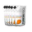 Five pouches of Funkin Mango Puree, each labeled clearly with the brand and product name, arranged vertically.