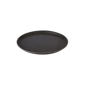 Black Round Non-Slip Tray 27.5cm/11" - Pack 1