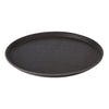 Black Round Non-Slip Tray 40.5cm/16" - Pack 1