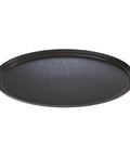 Black Oval Non-Slip Tray 56cm x 68.5cm/22" x 27" - Pack 1