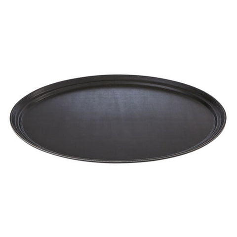 Black Oval Non-Slip Tray 56cm x 68.5cm/22" x 27" - Pack 1