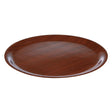 Round Mahogany Wood Tray 33cm / 13" - Pack 1