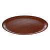 Round Mahogany Wood Tray 33cm / 13" - Pack 1