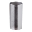 A stainless steel jigger with dual 25ml and 50ml measure markings.
