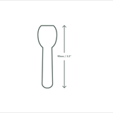 Tutti Frutti Paper Ice Cream Spoons 3.5" 1000Pk