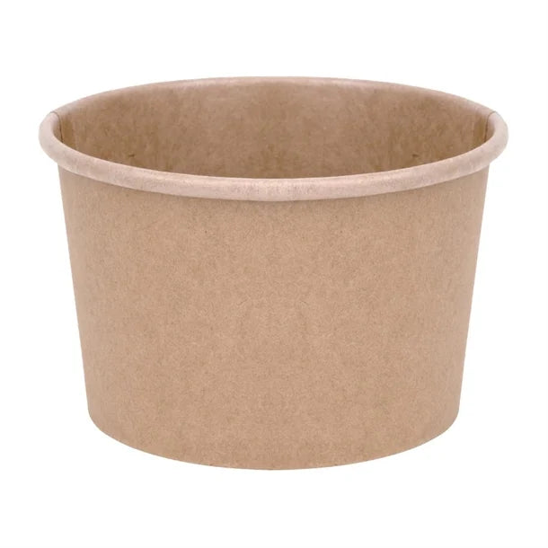 Ice Cream Tub Kraft - 3.5oz (1 Scoop) - 500pk