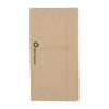 Kraft paper notebook with '100% Recycled' text and logo on a white background