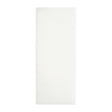 White rectangular napkin on a white background